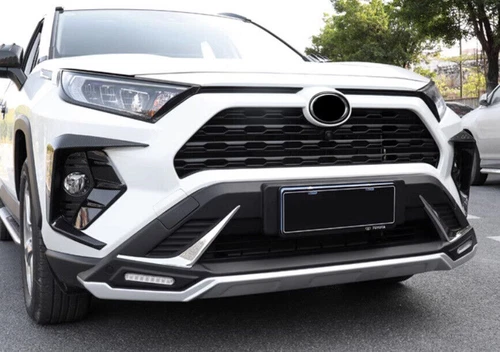 For RAV4 2019-2024 Black Front Skid Plate Bumper Diffuser Board Guard - Picture 4 of 5