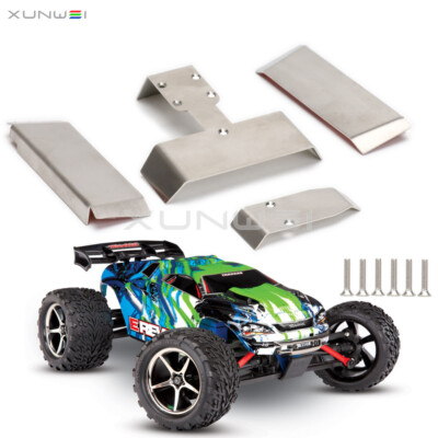 Stainless Steel Skid Plate Protector For RC Traxxas 1/16th E-Revo SUMMIT SLASH