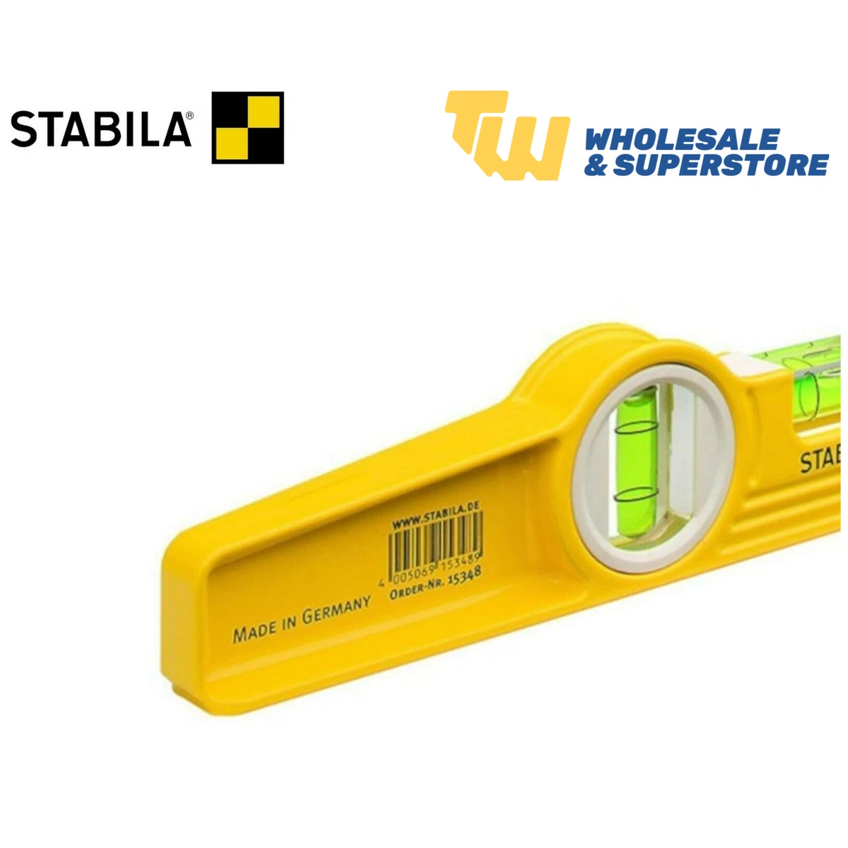 Stabila 81SREM Rare Earth Magnet Magnetic Torpedo Spirit Level Scaffold Boat