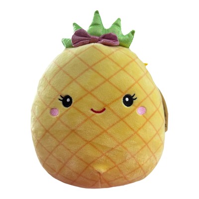 Squishmallow Maui The Pineapple 8'' Claire s Exclusive New With Tag Kellytoy Bow