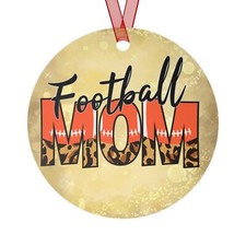 Football Mom Deluxe Christmas Ornament, Christmas Tree Decor, Holiday Decor