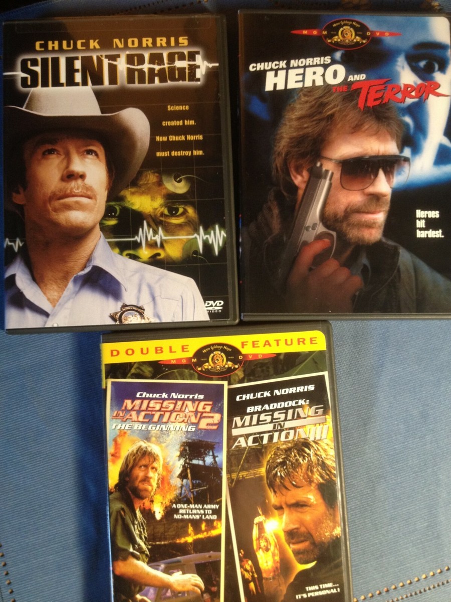 Chuck Norris - Bundle DVD Collection Including;'Missing in Action