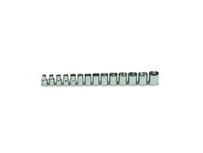 Wright Tool 6 Point Socket Set 14 Piece 38 Drive Metric 354 Wright Tool 6 Point Socket Set 14 Piece 38 Drive Metric 354