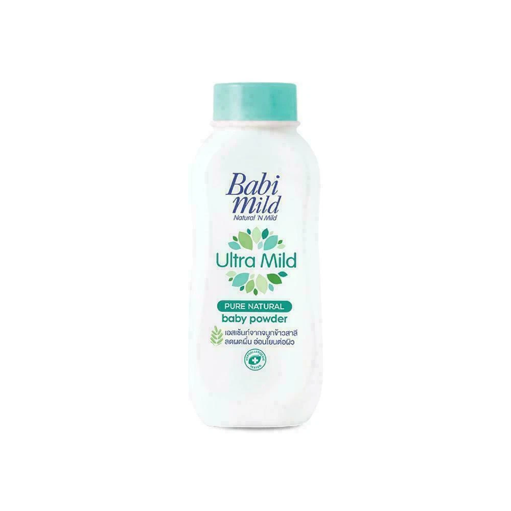 Babi Mild Ultra Mild Pure Natural Baby Powder 380 g.