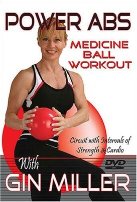 GIN MILLER POWER ABS MEDICINE BALL WORKOUT DVD EXERCISE FITNESS NEW