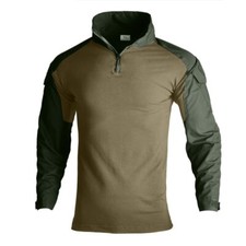 Tactical Combat Shirt Military Uniform Army Tops Camouflage Hunting Long Shirt