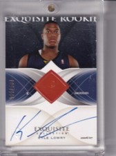 Kyle Lowry 2006-07 Upper Deck Exquisite Rookie Auto /225