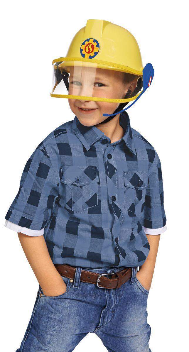 Thumbnail - Simba Feuerwehrmann Sam Feuerwehr Helm Mit Mikro, Durchmesser 23cm