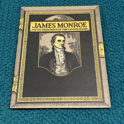 1922 Vintage : JAMES MONROE "History" BOOKLET @ John Hancock Life Insurance