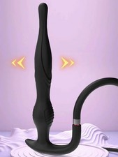 Consolador de expansión anal enorme inflable trasero BDSM vagina ano lubricante erótico