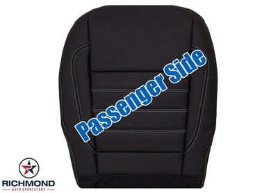2017-2018 Ford C-Max -Passenger Side Bottom Genuine Leather Seat Cover Black