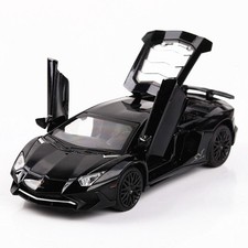 Lamborghini Aventador LP750-4 SV 1/32 Modelo Coche Diecast Vehículo de Juguete Regalo Negro