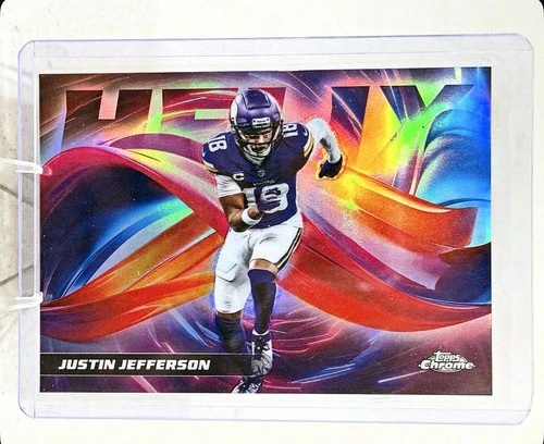 2025 Topps Chrome Justin Jefferson Base (RAW)