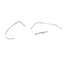 Silhouette 6623 40 6103 Titanium Purple Gray Rimless Eyeglasses Frames 52-19 140