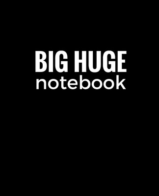 Big Huge Notebook (820 Pages): Black, Extra Large Blank Page Draw