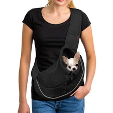 YUDODO Pet Sling Carrier for 5-9 lbs Small Dogs Cats Hands-Free Puppy