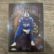 2025 NFL Topps Chrome Penei Sewell All-Chrome ACT-13 Lions