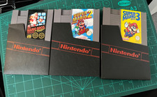 Nintendo NES Games Bundle  Super Mario Bros 1 2 And 3 PAL - MINTY WITH SLIPCASES