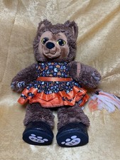 2022 Build A Bear Werewolf Witches Dress Broom Black Slippers Glow In The Dark