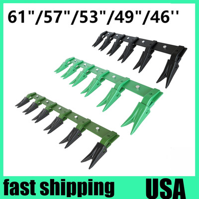61''/57''/53''/49''/46'' Bucket Tooth Bar for Sub-Compact Tractor 1/2'' or Less Edges