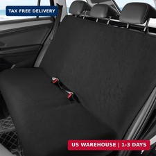 Waterproof Car Seat Cover Bench Black Full Size Universal Fits Car Sweat Towel f