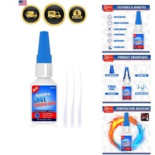 30g Shoe Glue - Flexible Instant Adhesive for Sole Repair Restoration - Wat...