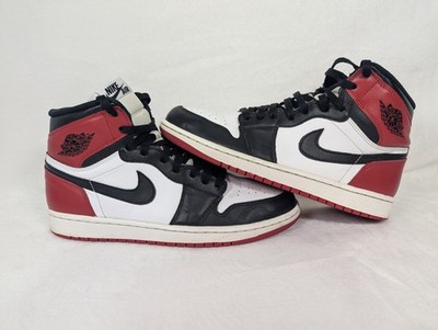 AIR JORDAN 1 RETRO HIGH OG BLACK TOE 2013 WHITE/BLACK-GYM RED