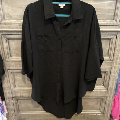 Lularoe Goldie Button Up Tunic Retail $48