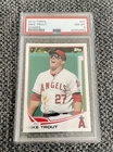 2013 Topps Mike Trout #27 SP Image Variation Shades PSA 8