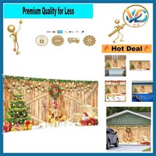 Christmas Garage Door Banner Large Xmas Decor Outdoor Wall Mount 13x6ft