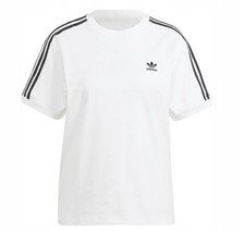 Adidas  Damen T-Shirt AdiColor weiß 3-Streif...