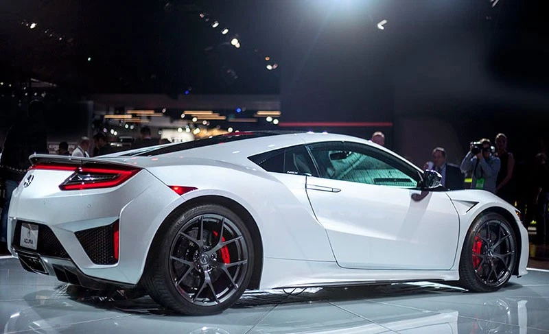 The 2017 Acura NSX at this year's North American International Auto Show in Detroit.