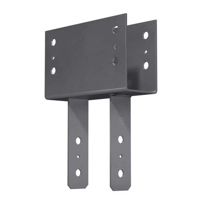 Simpson Anchors CC46 Column Cap for 4x Beam 6x Post Gray Steel