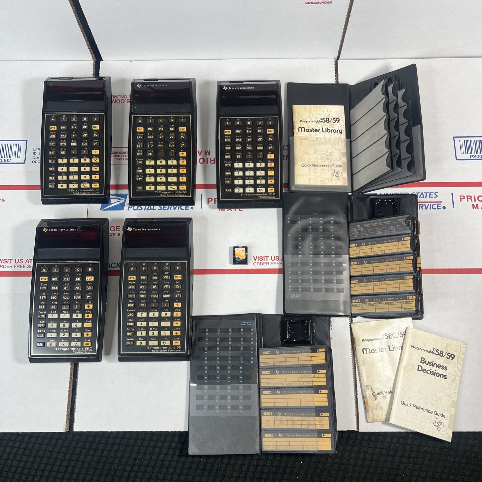 Texas Instruments TI-59 / 58 / 58C  Calculator Lot * AS IS / Repair / READ FULLY