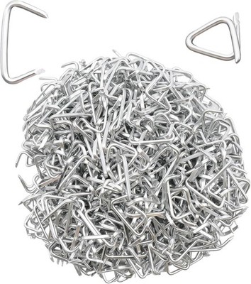 600 pcs 3/4'' Galvanized Hog Rings for Auto Upholstery, Fencing, 600 Pcs
