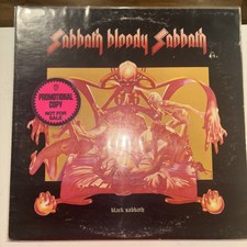 Black Sabbath - Sabbath, Bloody Sabbath Promo Lp VG +/ Cover VG / Promo Hype