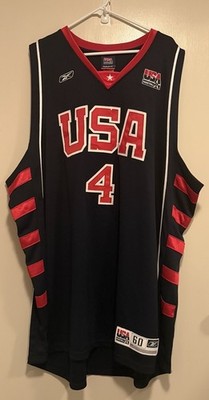 Authentic Allen Iverson 04 Olympics Team USA Blue Jersey 60 Not