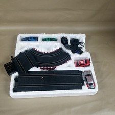 UNTESTED SCX Compact Slot Car Set w/4 Cars Tracks 2 Controllers