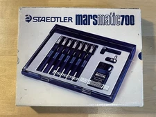 Staedtler Marsmatic 700 Pens Ink Technical Drawing Set Mars Matic Not Complete