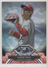 2013 Bowman Platinum Baseball America Diamond in the Rough Carlos Tocci 0q3