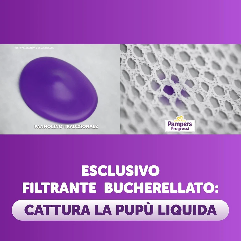 Pampers Progressi Mini +500 Extra Pampering Points, Size 2 (3-6 kg), 112 Nappies - Immagine 4 di 4