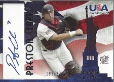 2006-07 USA Baseball Signatures Blue #5 Preston Clark AUTO /275 - BB