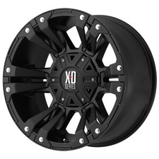 Xd Series Xd822 Monster 2 17x9 5x5 -12mm Matte Black Wheel Rim 17 Inch