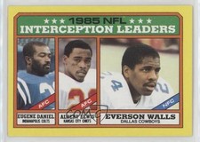 1986 Topps League Leaders Eugene Daniel Albert Lewis Everson Walls #229 0il7