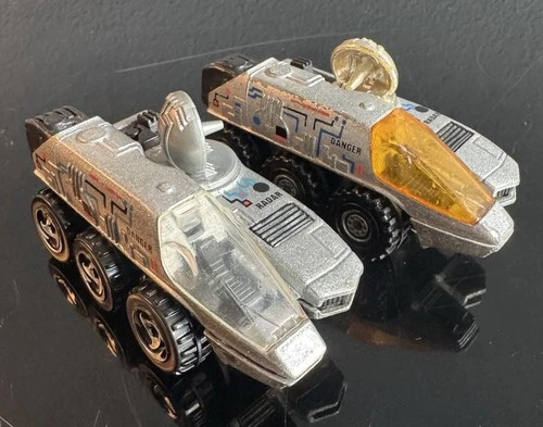2 VTG Hot Wheels Space Radar Ranger Danger Satellite Rover Vehicle 1988 Toy