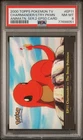 2000 Topps Pokemon Tv Animation Series 2 Ep Cards Charmander EP11 PSA Nm-mt 8