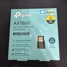 Tp-Link Nano USB Wifi 6 Adapter for Pc Archer TX20U Nano - AX1800 2.4G/5G Dual