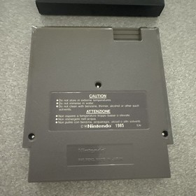 Super Mario Bros Tetris Nintendo World Cup Game NES 3 In 1 and slip case