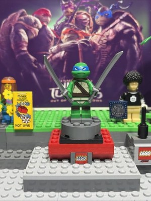 Lego TMNT Mini Figuren Sammlung Serie Leonardo Looking Up Tnt009 / 2013