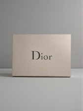 Dior Empty Gift Storage Box AUTHENTIC 12 X 11x 6 Black Letters W/Gift Bag